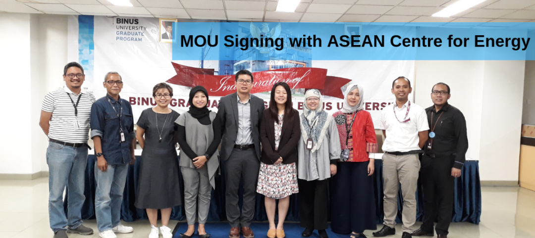 MoU Signing with ASEAN Centre for Energy