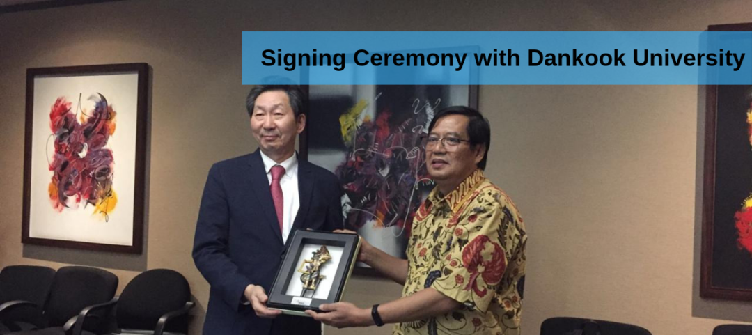 Signing Ceremony with Dankook University