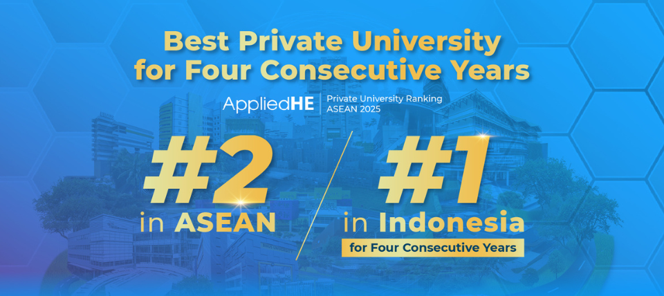 AppliedHE Cited BINUS UNIVERSITY as the 2nd Best Private University in ASEAN